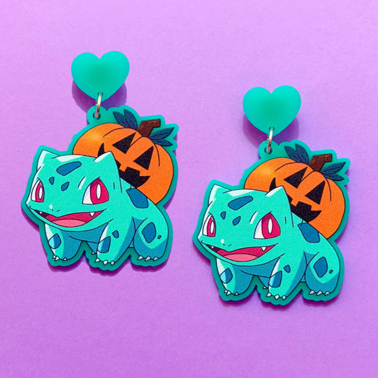 Pumpkin Bulby Drop Earrings