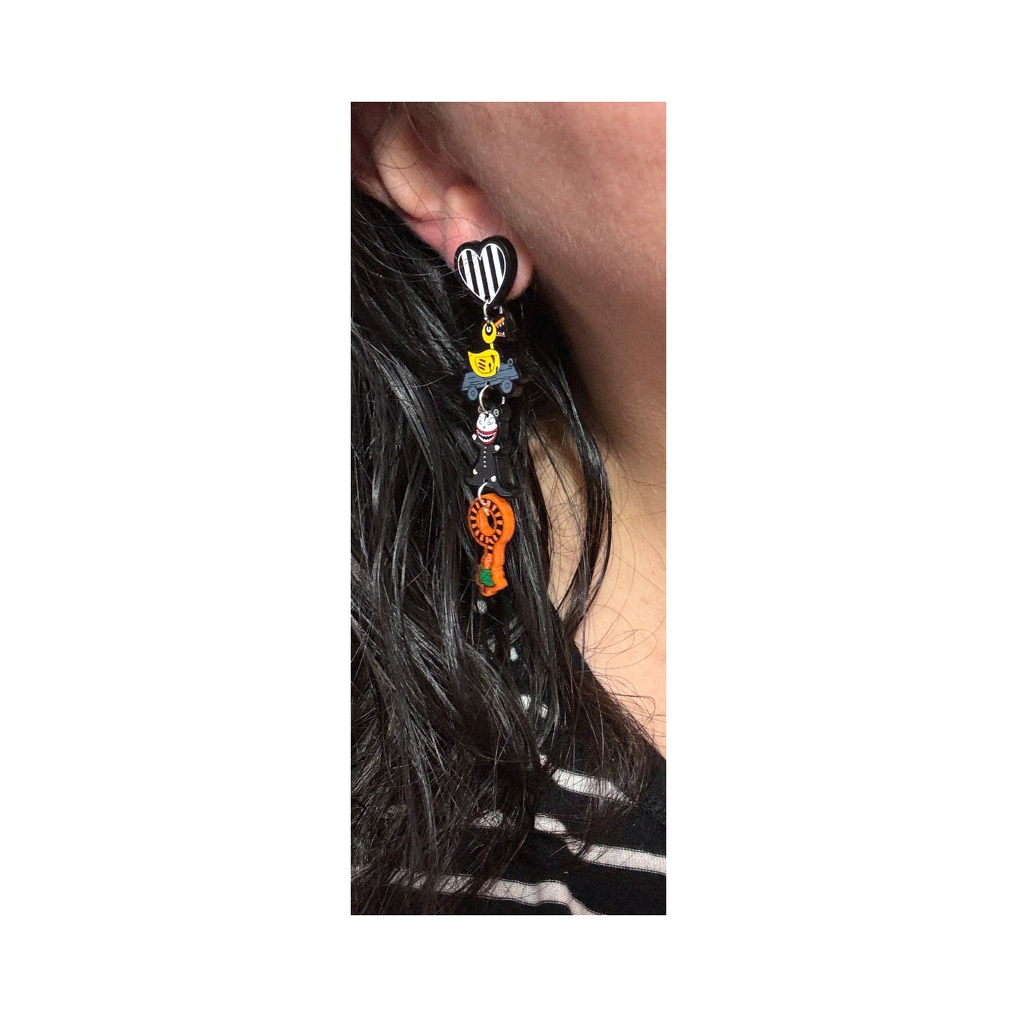 Nightmare Toys Tiered Drop Earrings