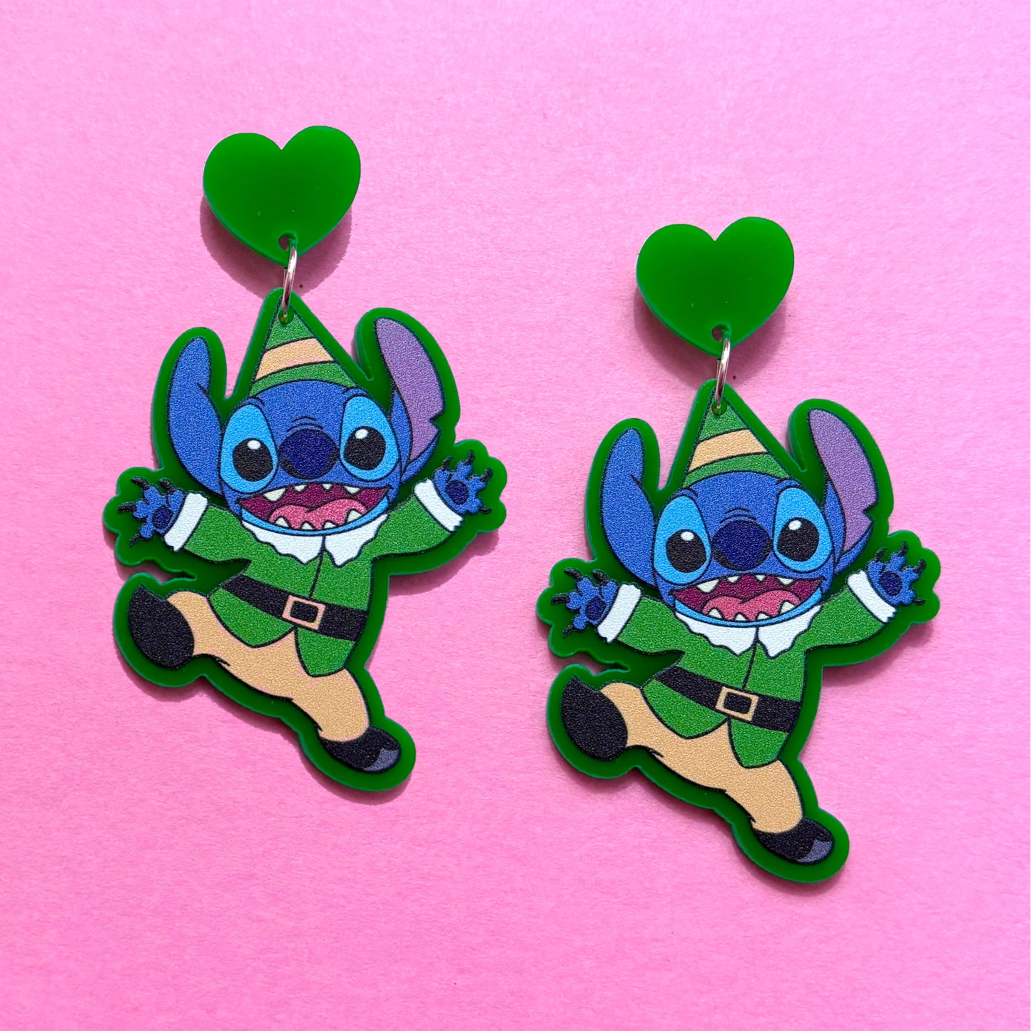 Elf Stitch Drop Earrings