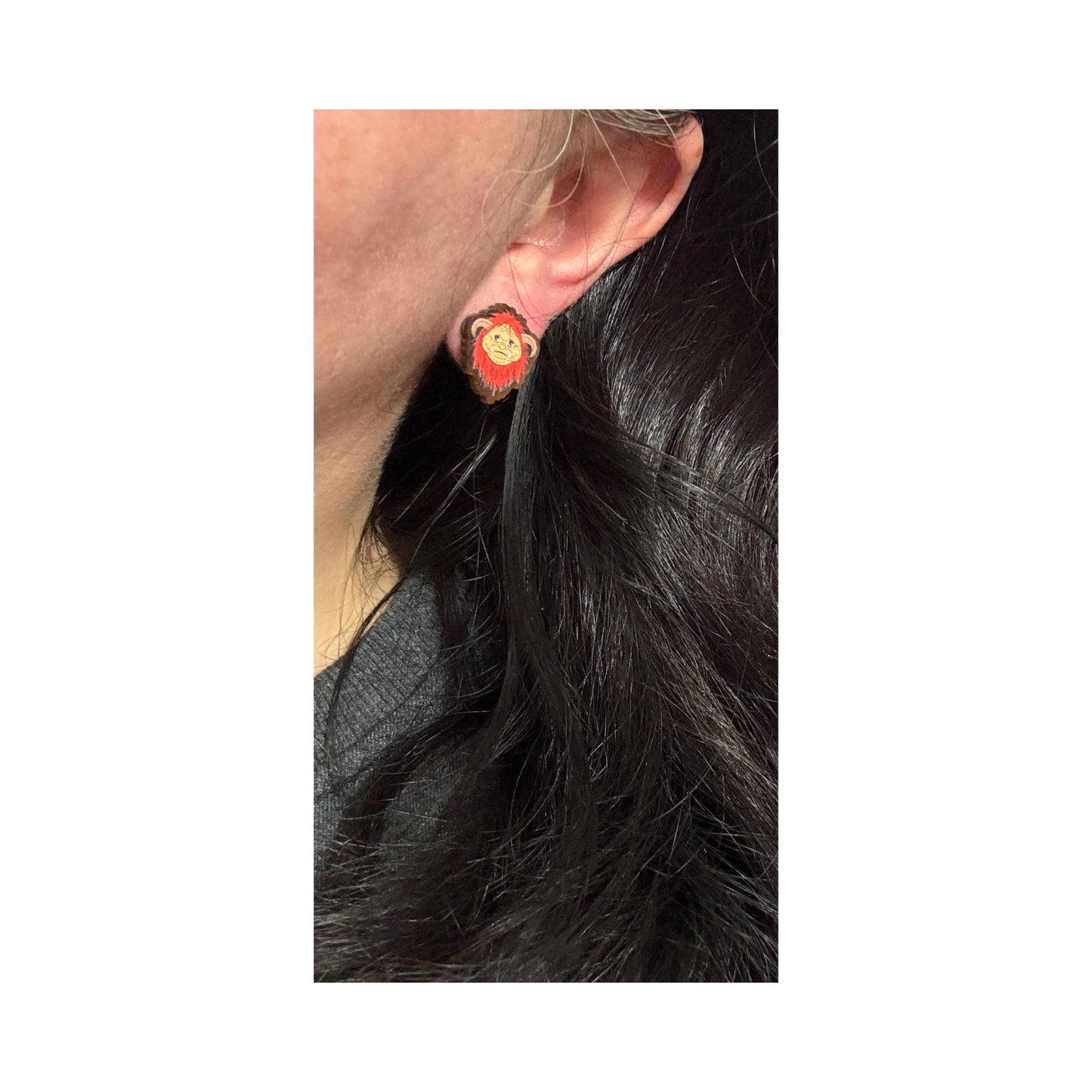 Ludo Post Earrings