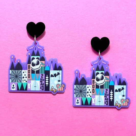 Nightmare Small World Drop Earrings