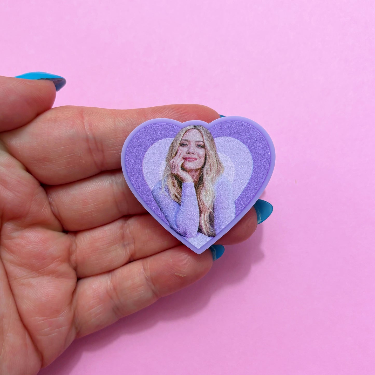 Hillary Heart Pin