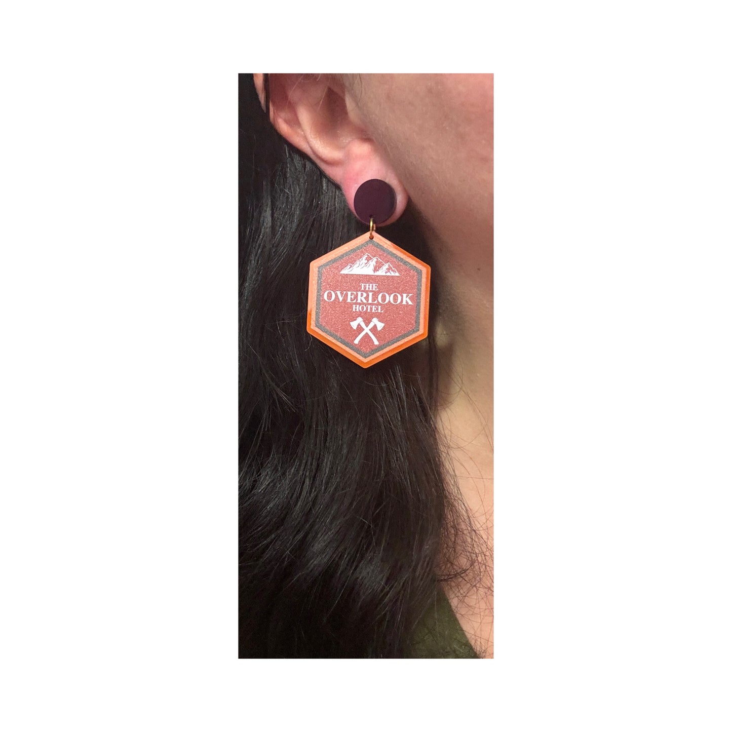 Overlook Hotel Drop Earrings