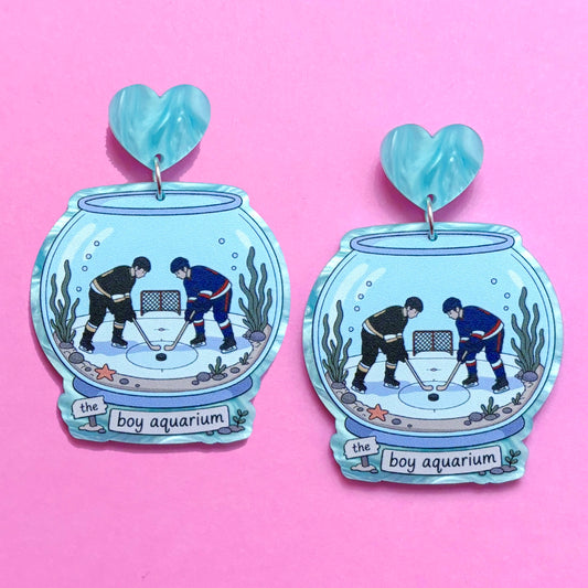 Boy Aquarium Drop Earrings