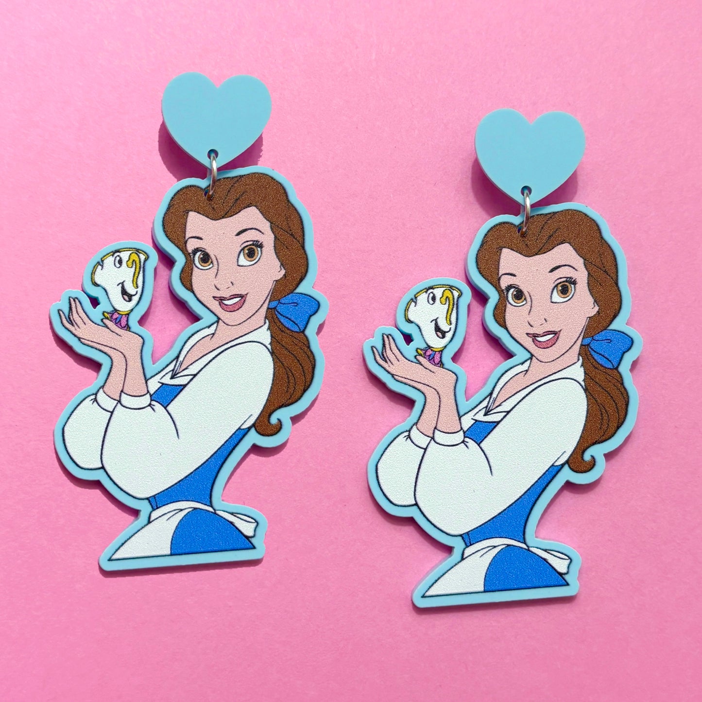 Belle & Chip Drop Earrings - X-LARGE