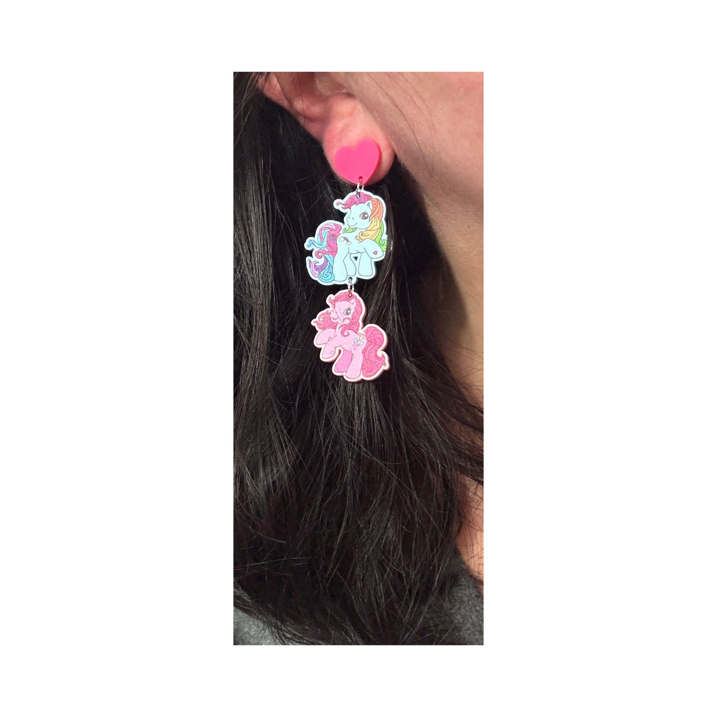Magical Pony Pals Tiered Drop Earrings