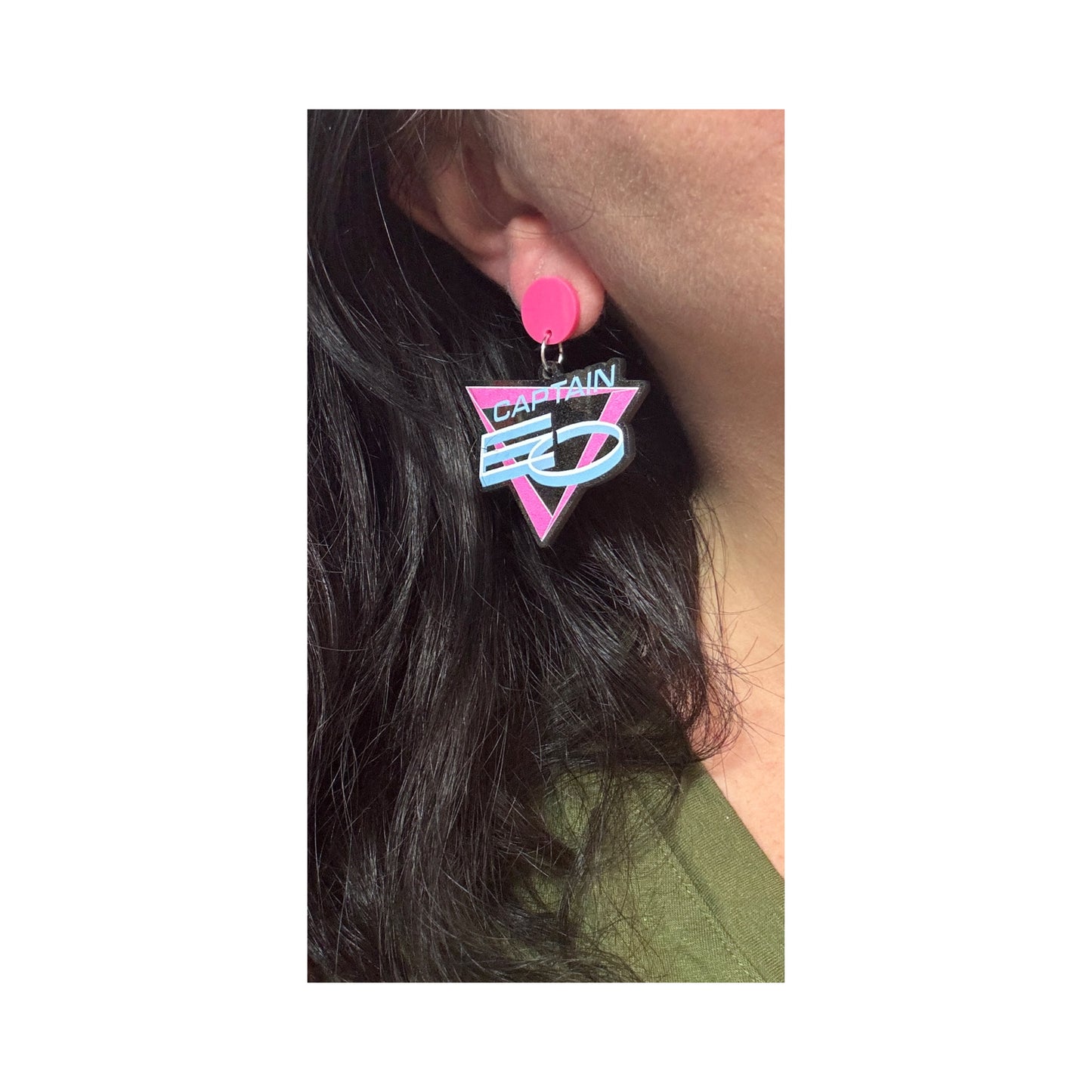 Captain EO Drop Earrings