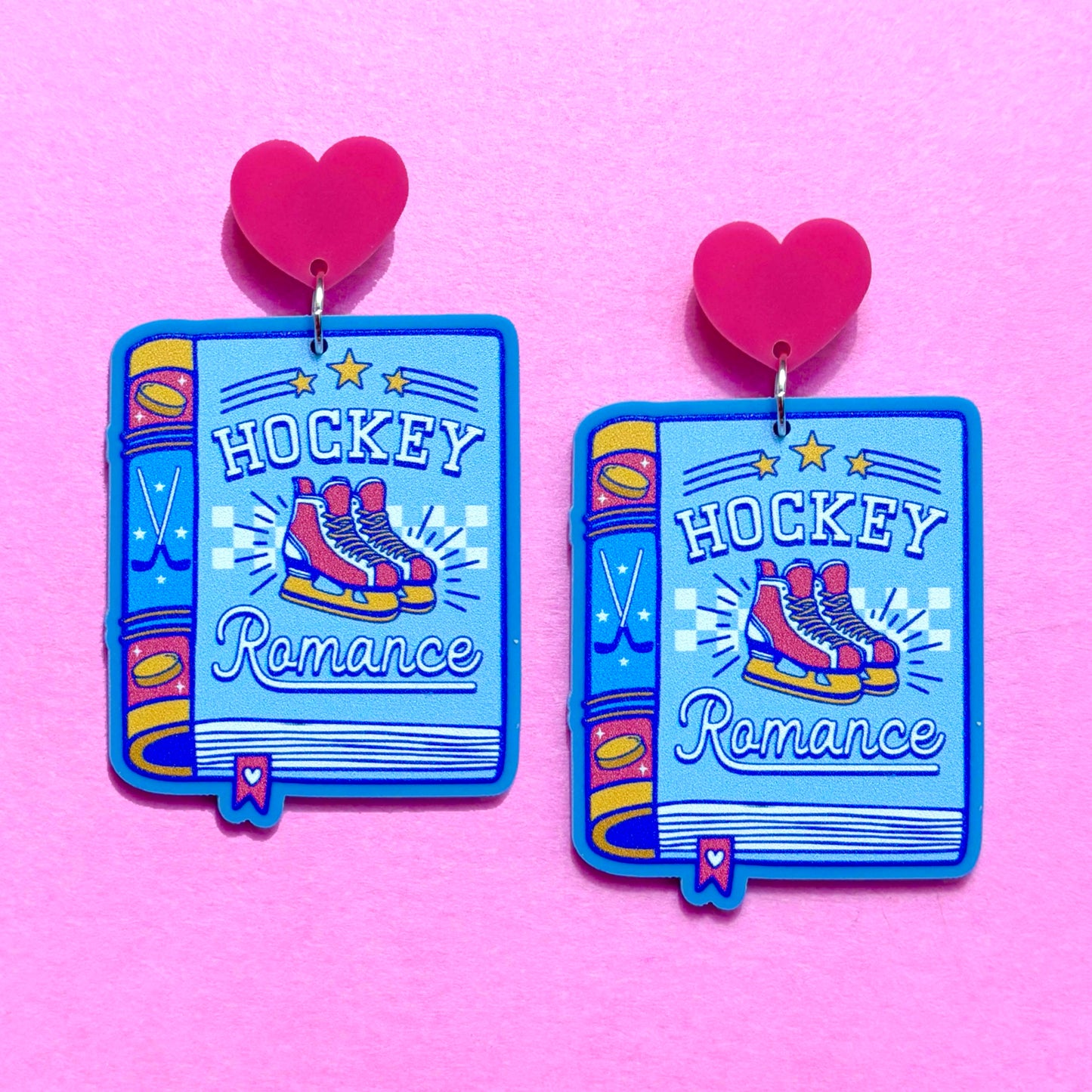 Hockey Romance Drop Earrings