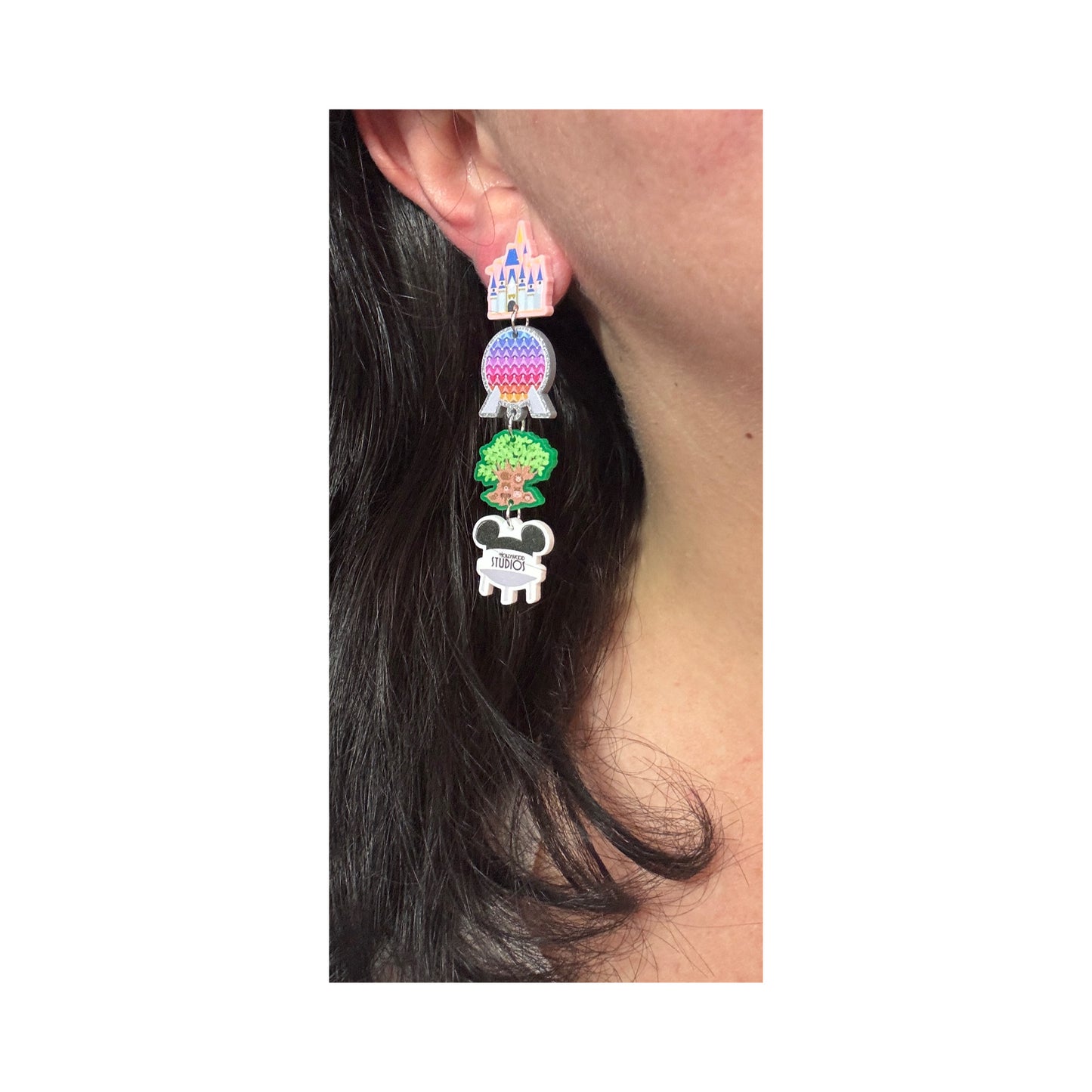 Florida Parks Tiered Drop Earrings