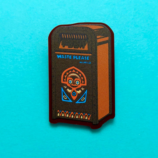 Adventure Trash Can Pin