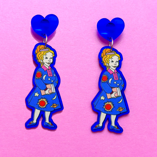 Ms. Frizzle Drop Earrings