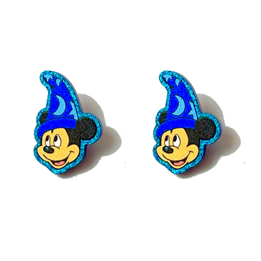 Sorceror Mouse Post Earrings