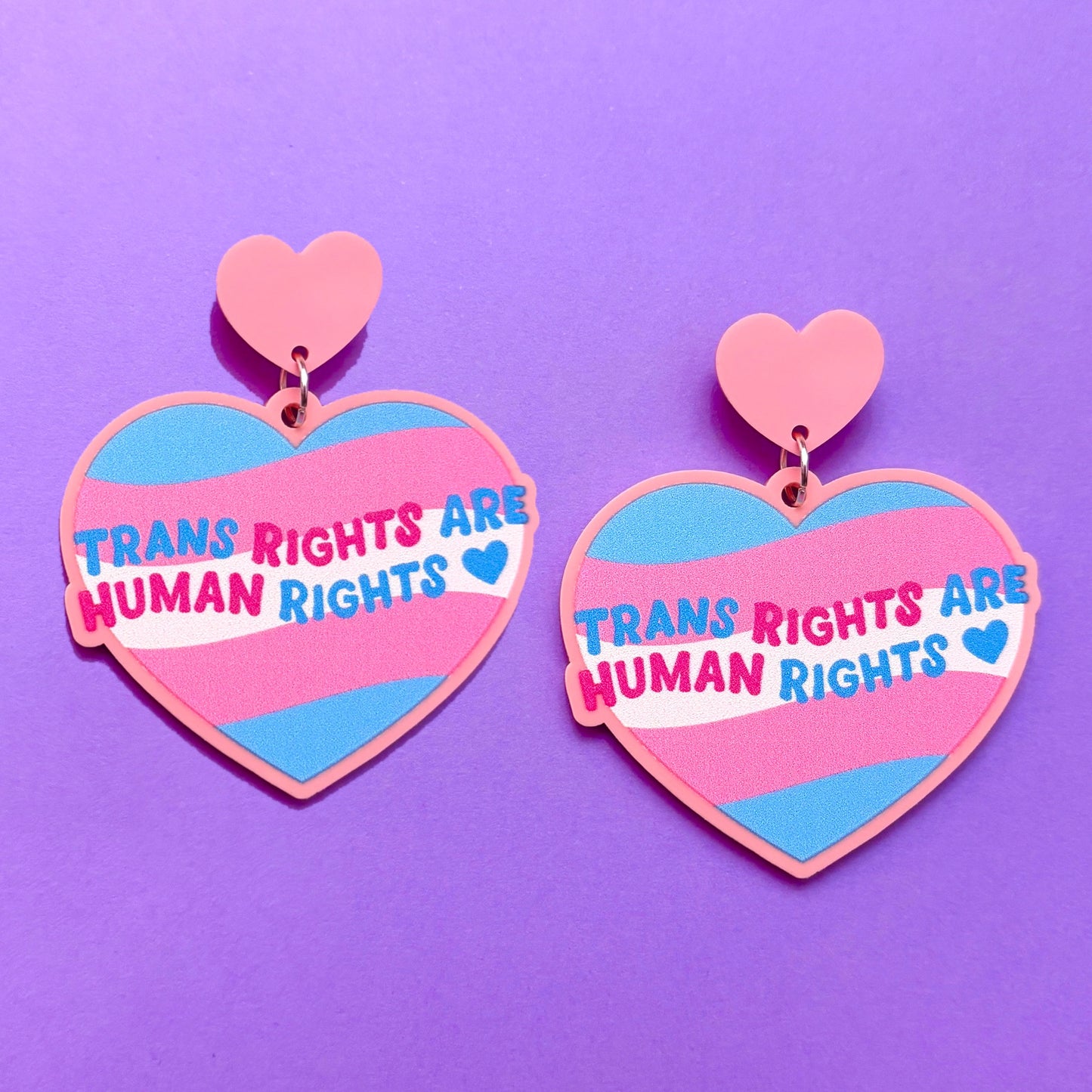 Trans Rights Are Human Rights Drop Earrings
