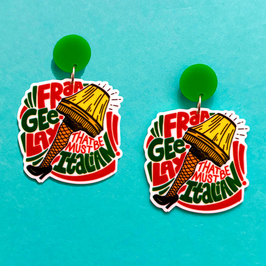 Frageelay Christmas Story Drop Earrings