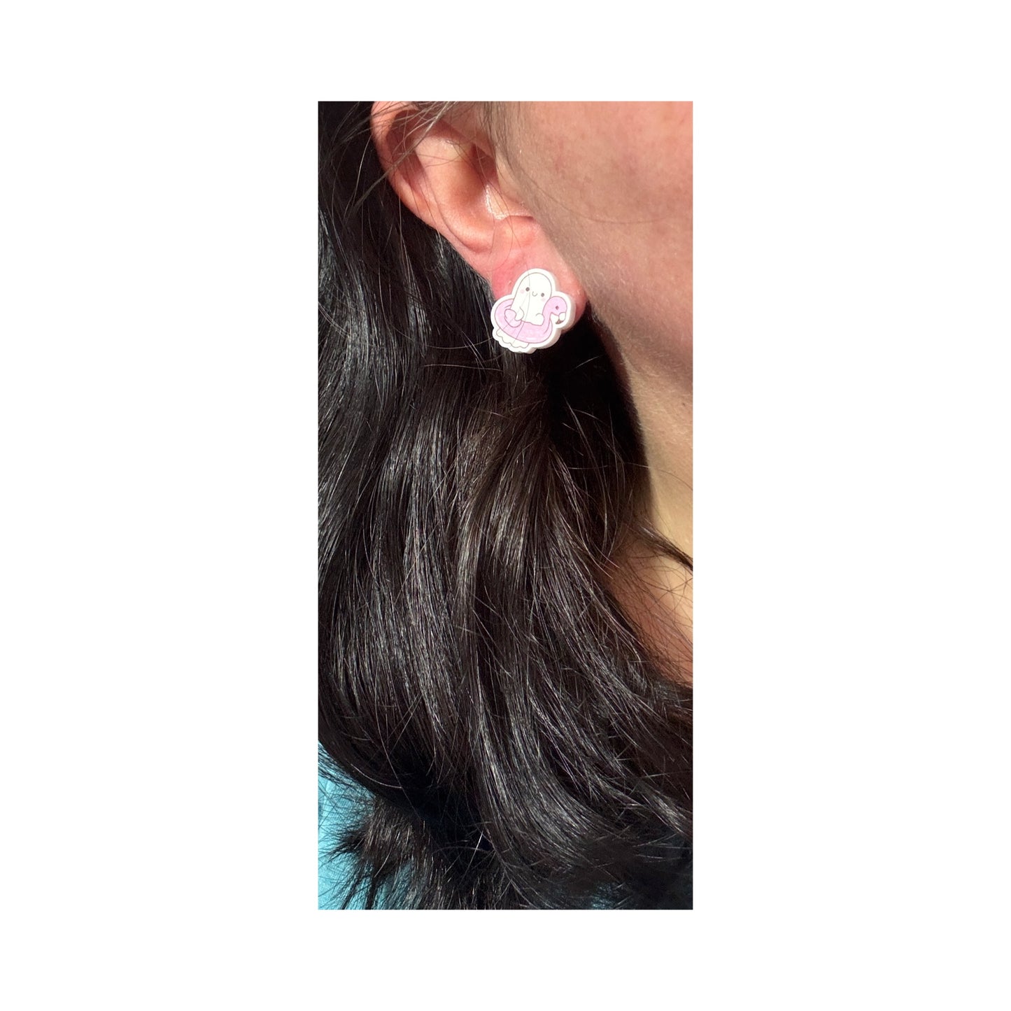 Flamingo Boo Cutie Post Earrings