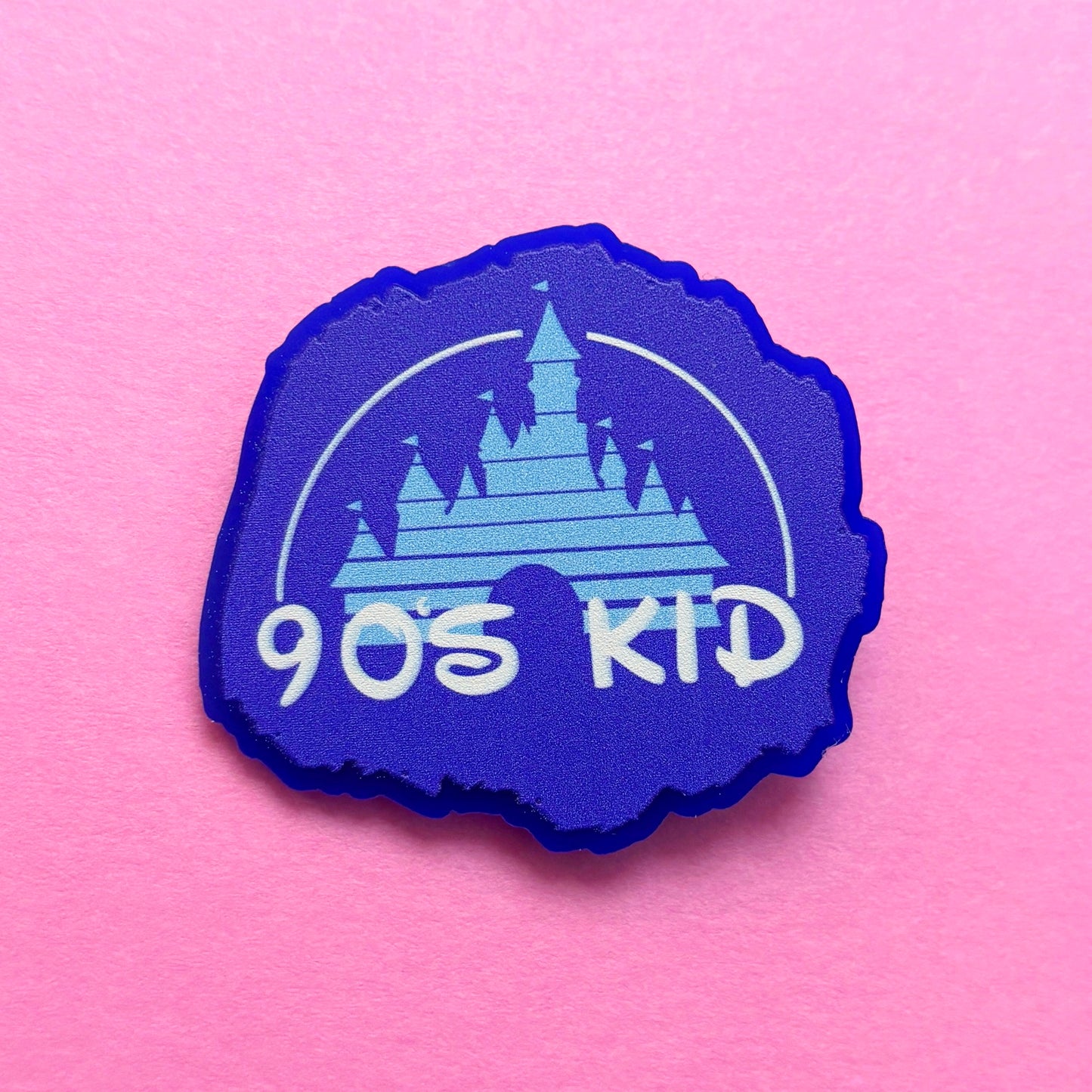 90s Castle Kid Pin