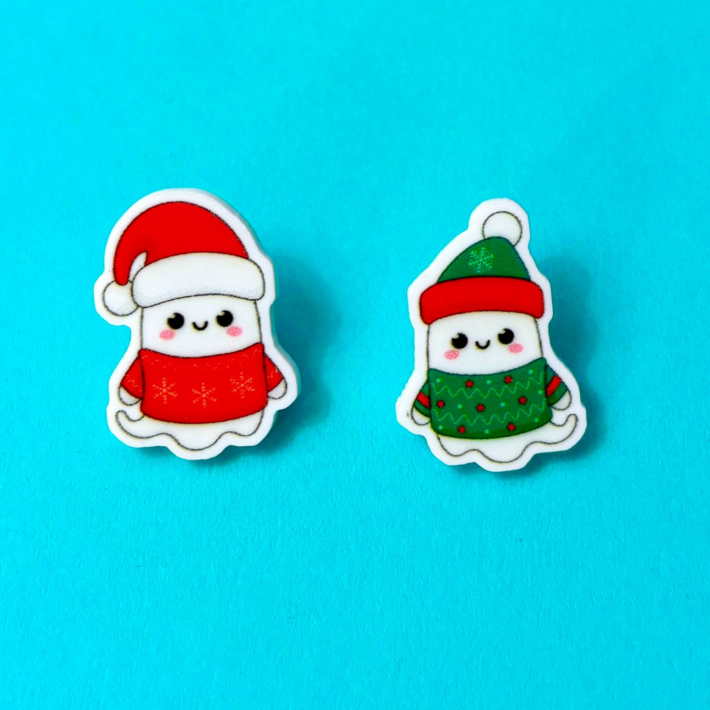 Holiday Ghost Cuties Post Earrings