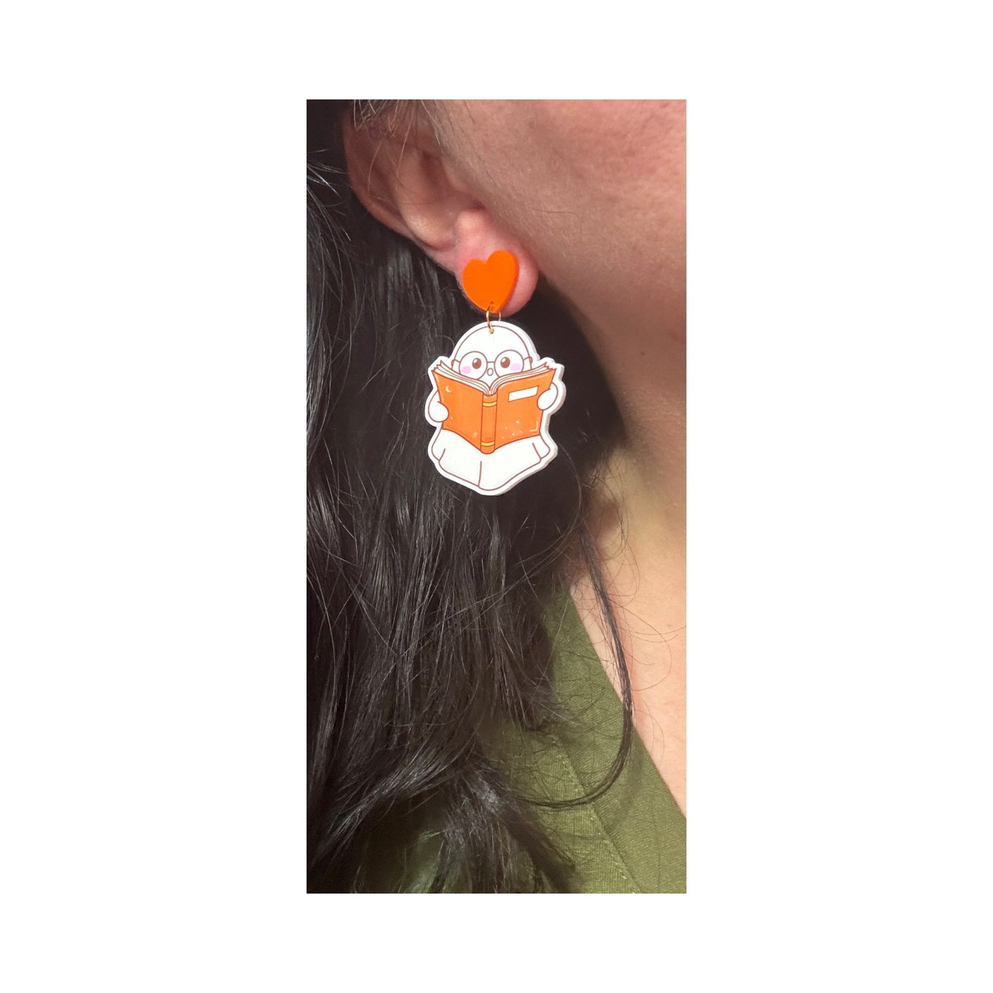 Bookish Boo Cutie Drop Earrings