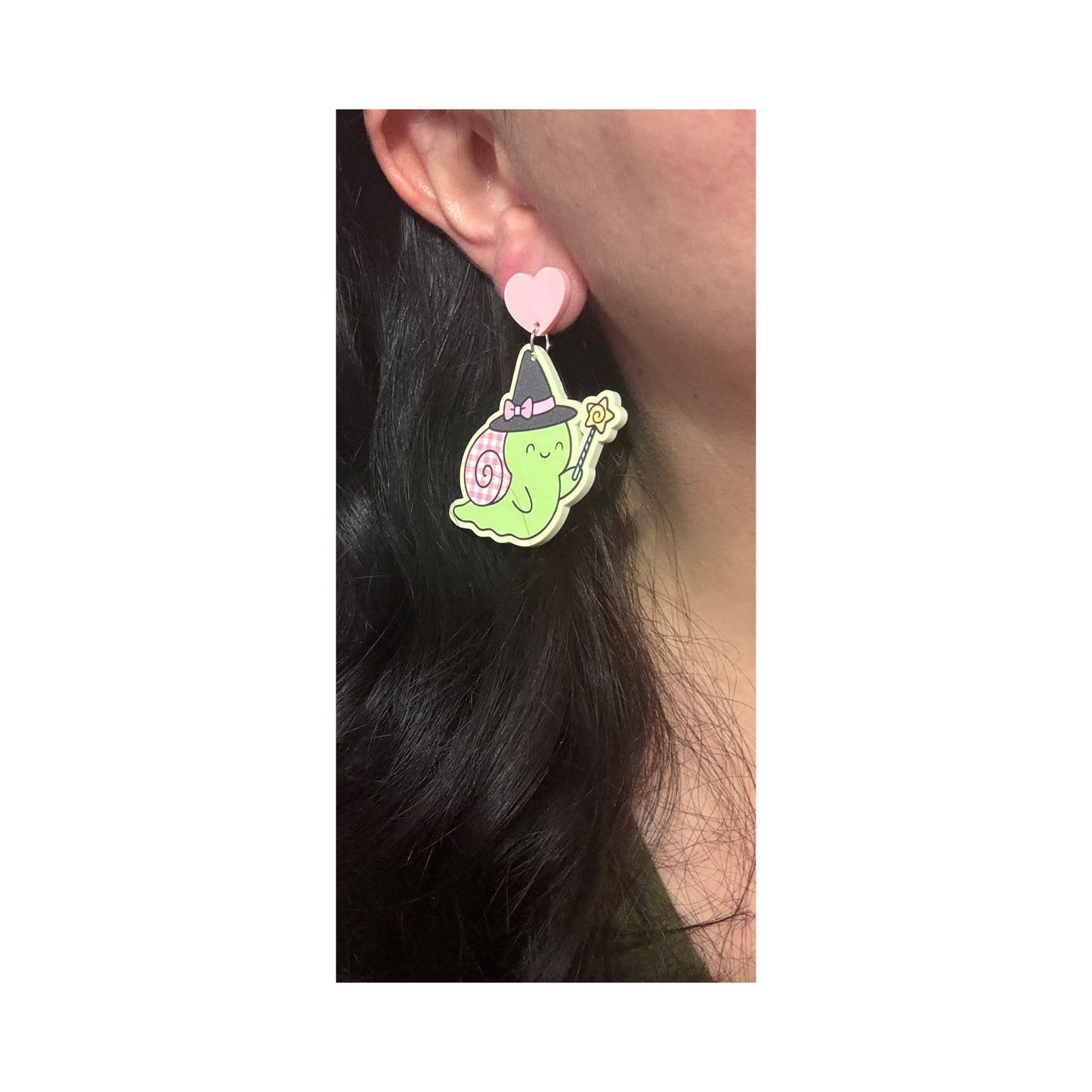 Witchy Snail Cutie Drop Earrings