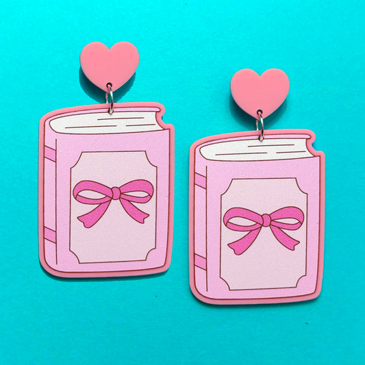 Pretty In Prose Book Drop Earrings