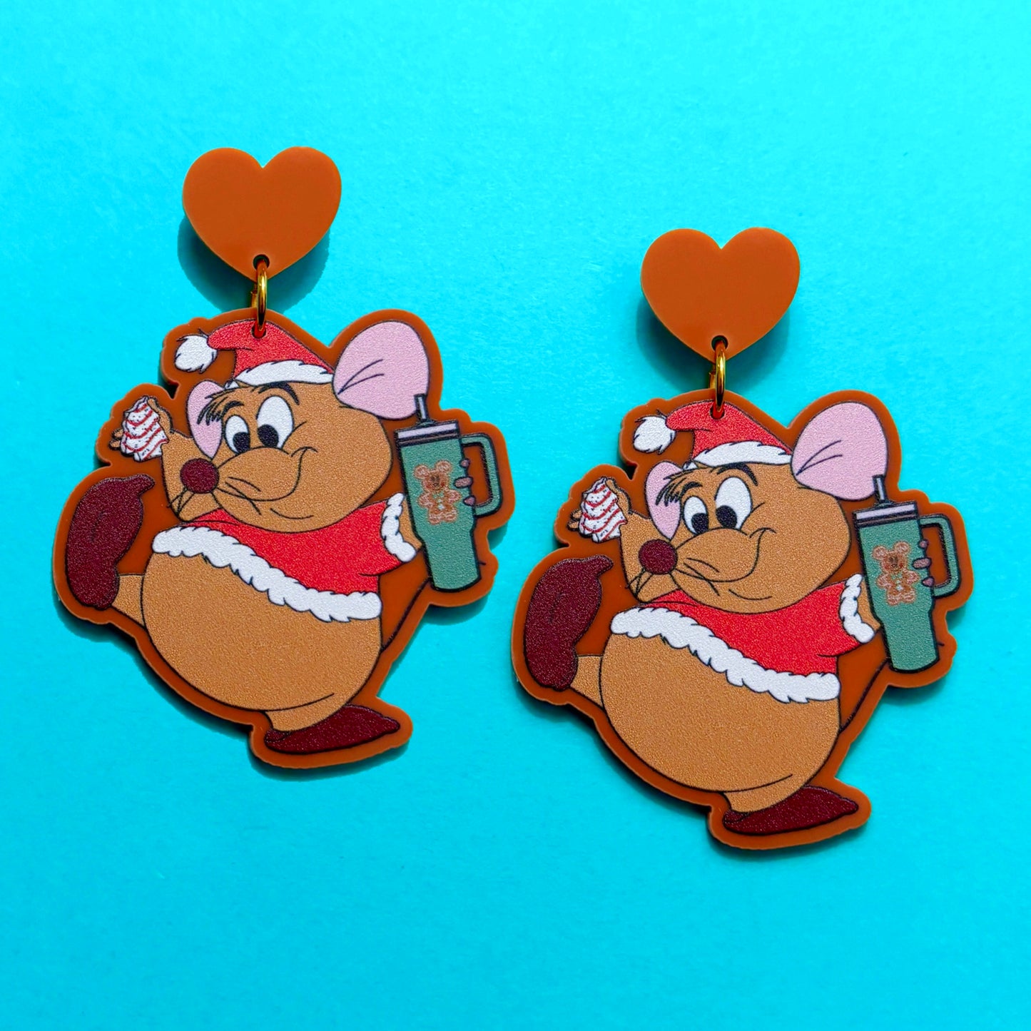 Santa Hat Gus Drop Earrings