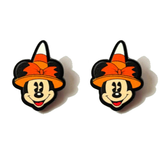 Candy Corn Minnie Post Earrings