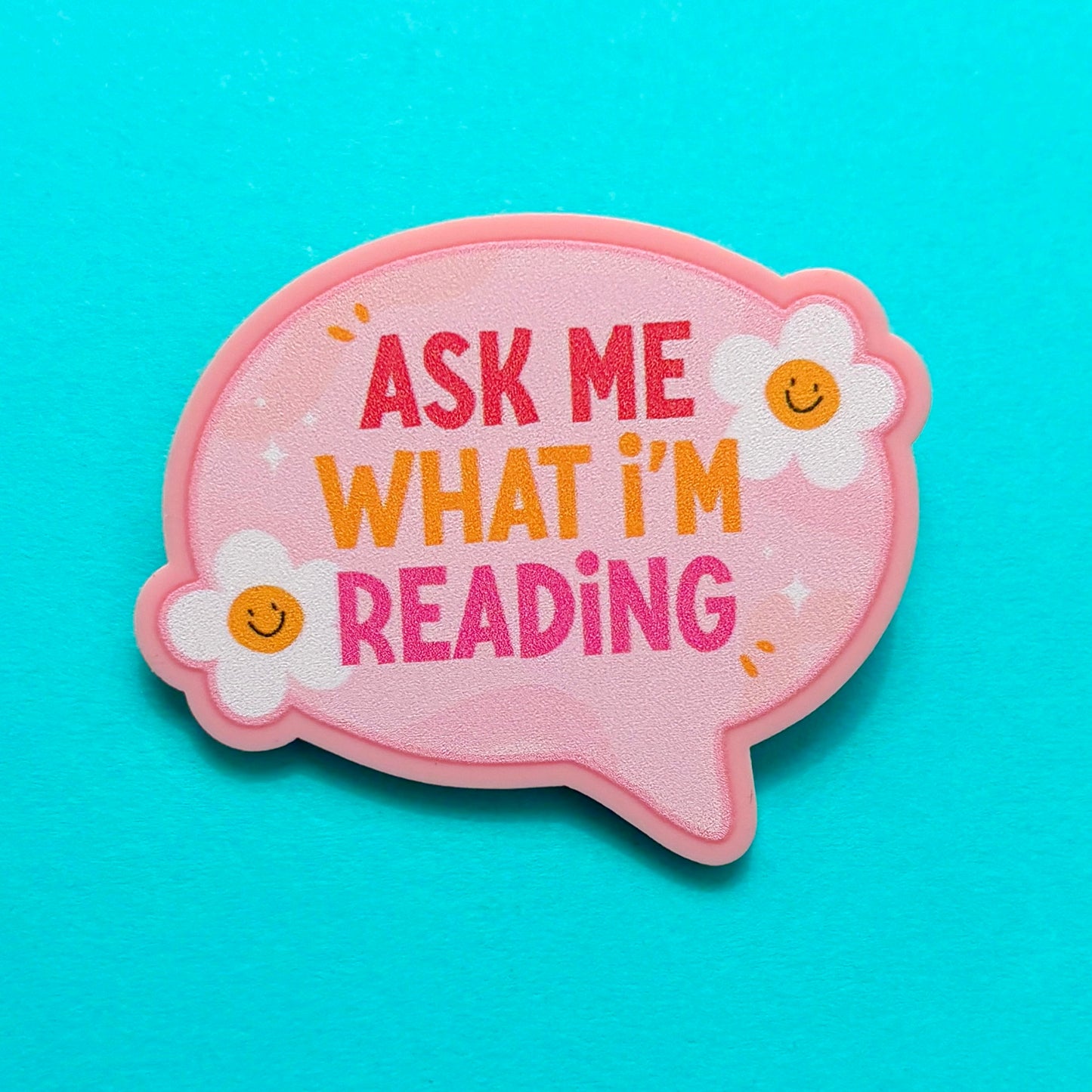 Ask Me What I’m Reading Pin