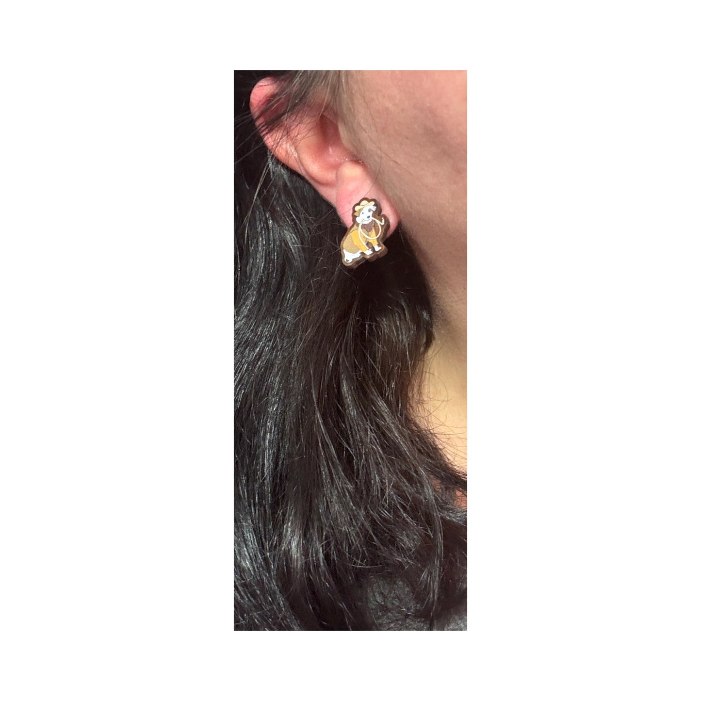 Cowboy Wishbone Post Earrings