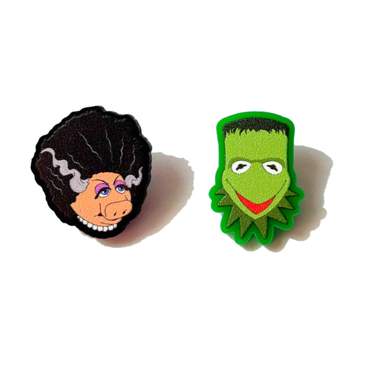 Frogenstein & Bride Post Earrings