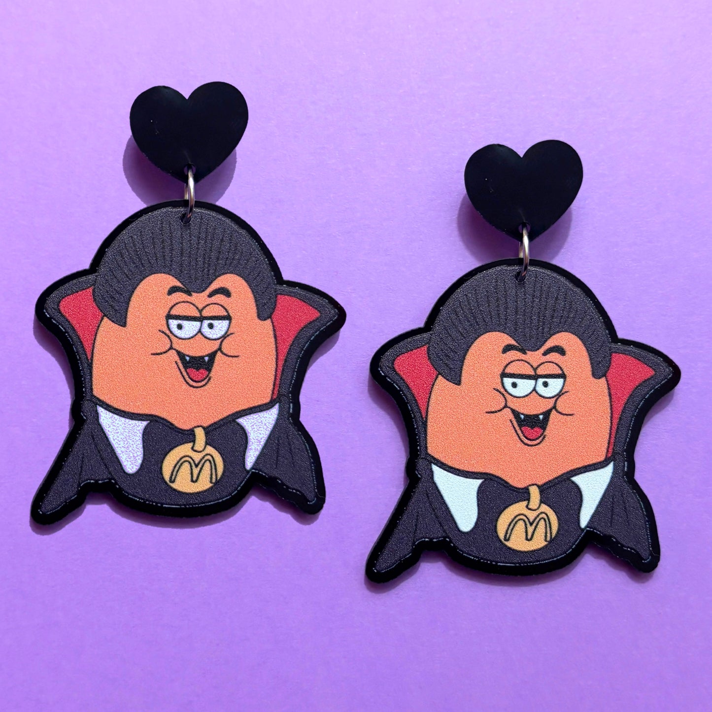 Vampire Nugget Drop Earrings
