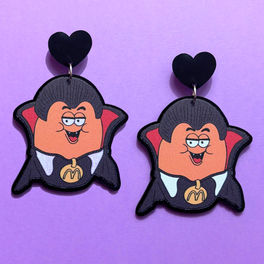 Vampire Nugget Drop Earrings