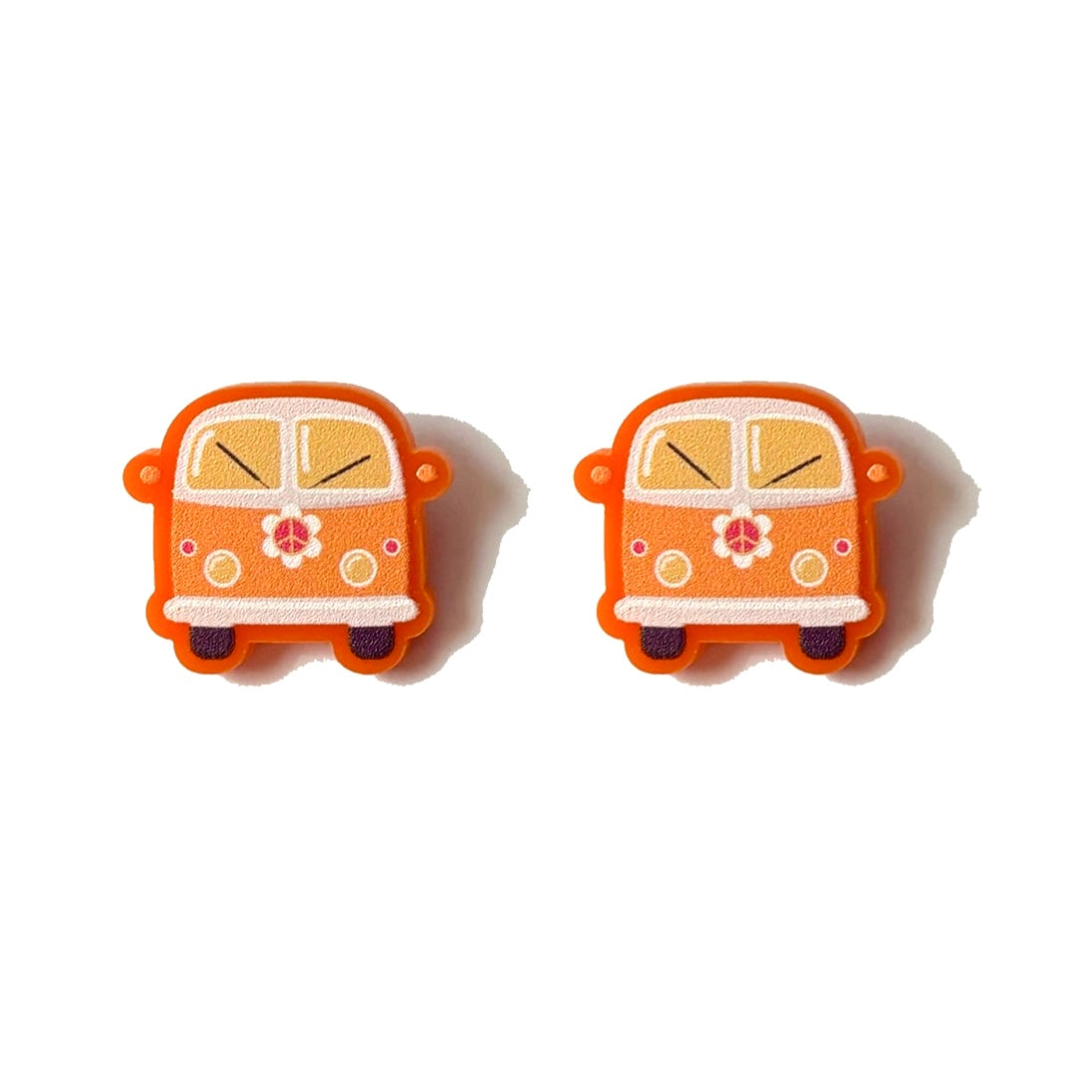 Flower Power Van Post Earrings