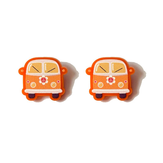 Flower Power Van Post Earrings