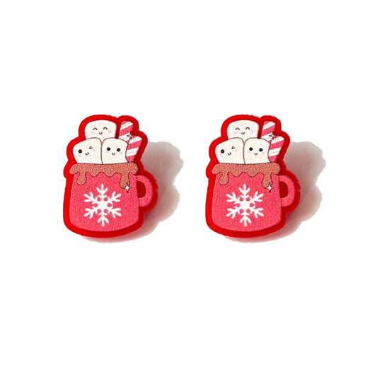 Hot Chocolate Post Earrings