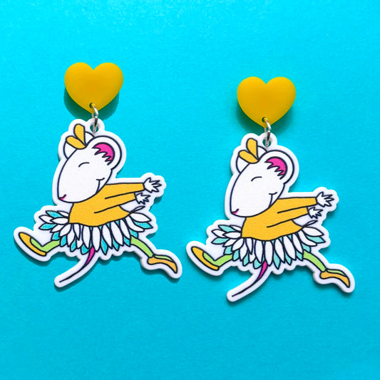 Chrysanthemum Drop Earrings
