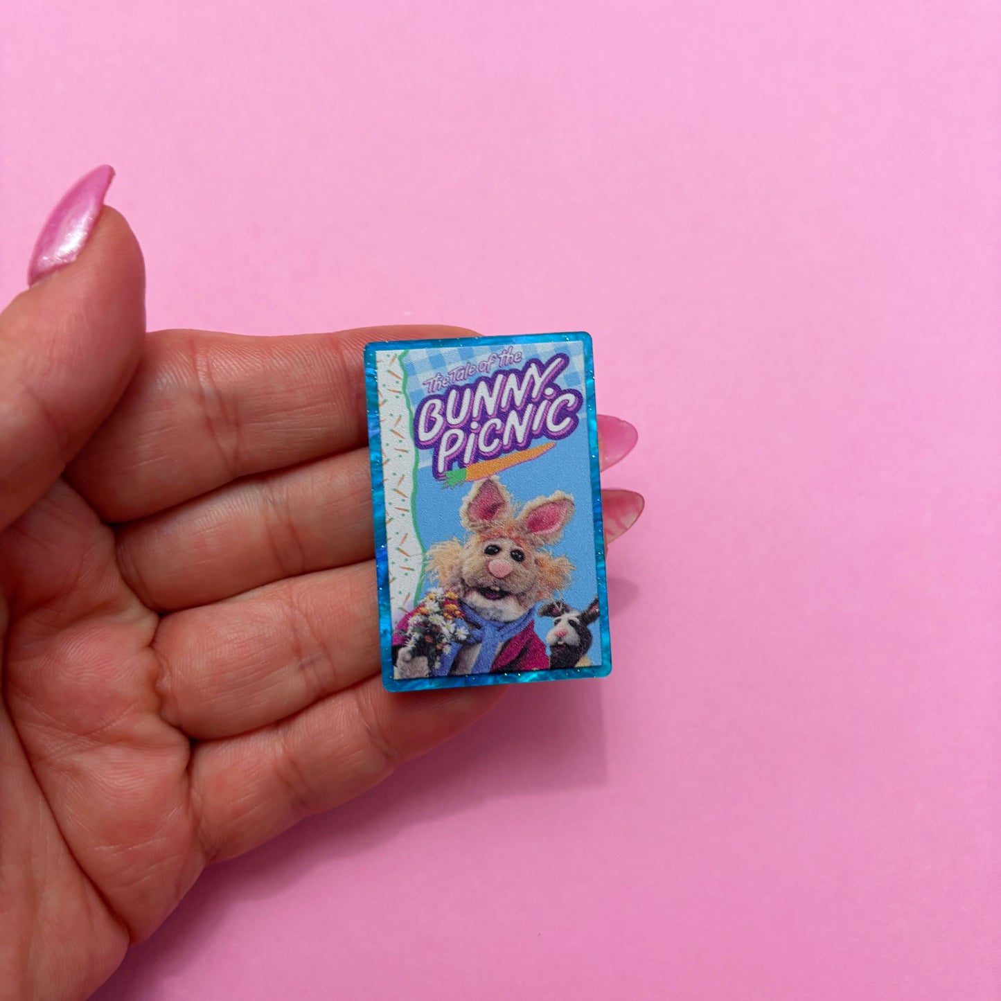 Bunny Picnic Pin