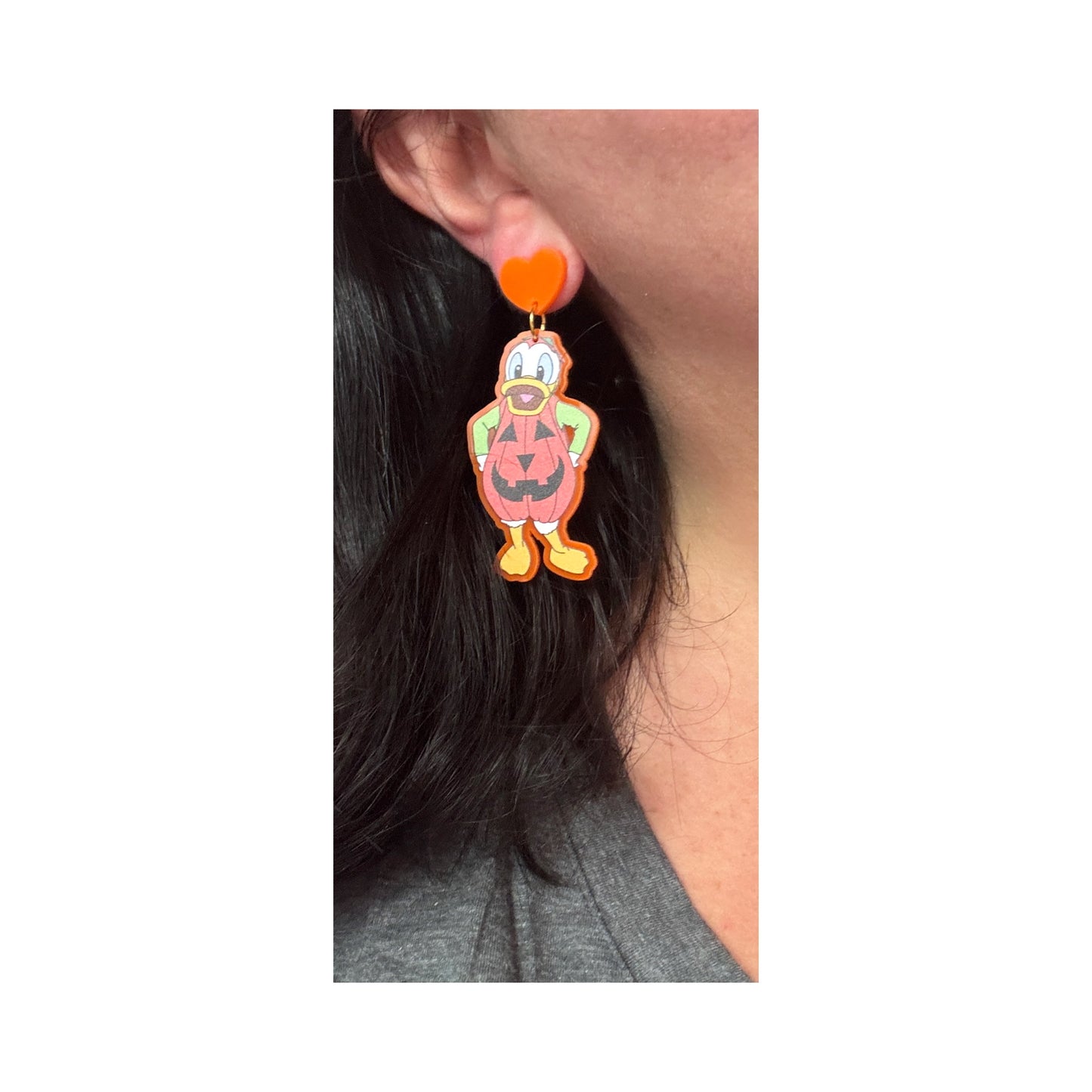 Pumpkin Park Duck Drop Earrings