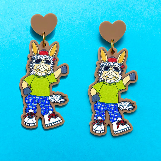 Charlie Horse Drop Earrings