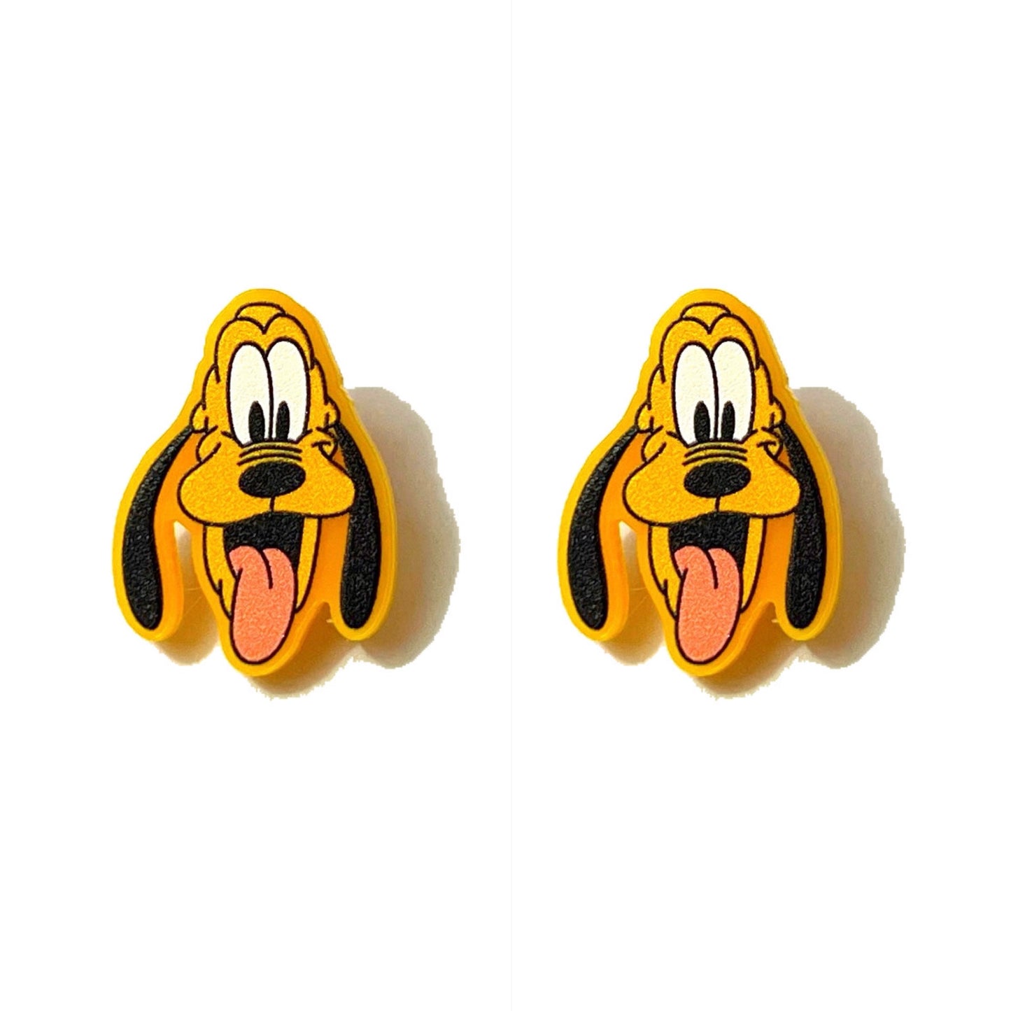 Golden Pup Post Earrings