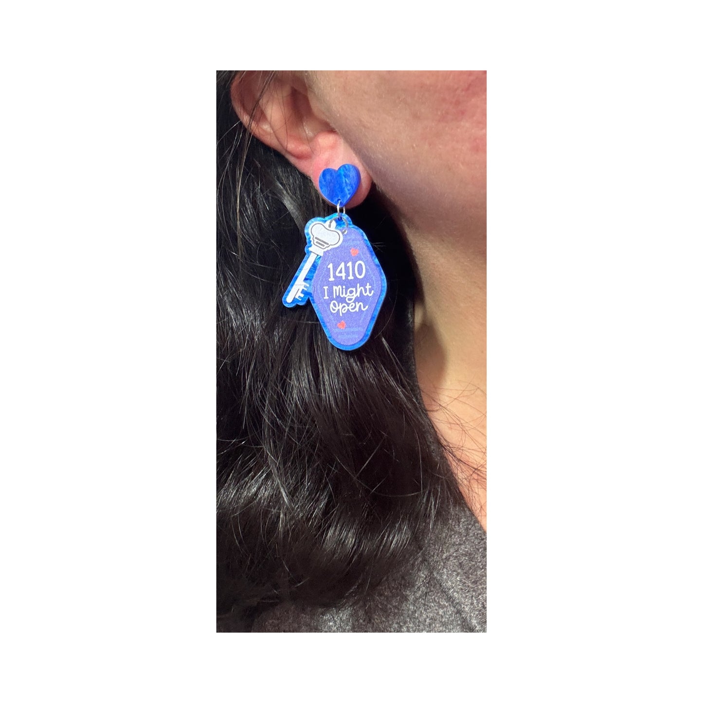 HR Room Keys Drop Earrings