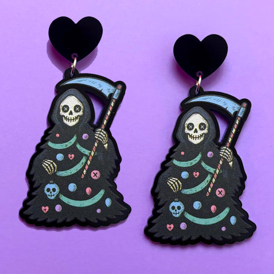 Creepmas Reaper Drop Earrings