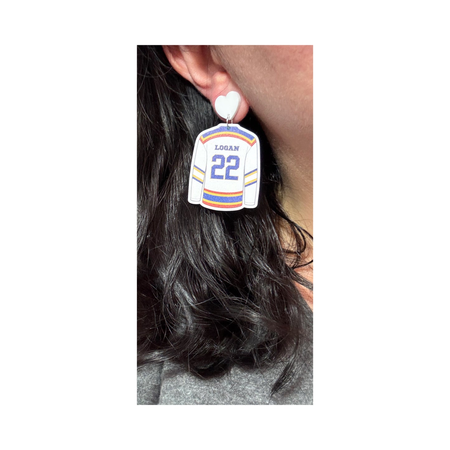 Logan Jersey Drop Earrings