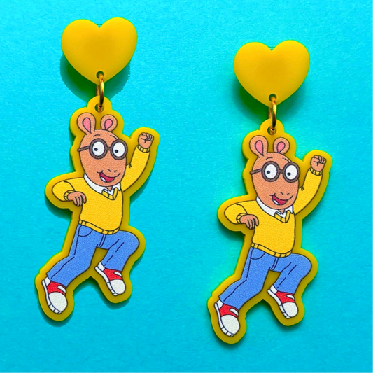 Aardvark Acrylic Drop Earrings