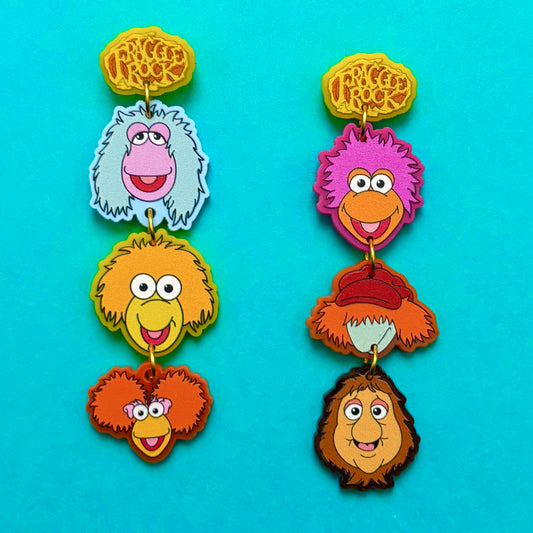 Fraggle Friends Drop Earrings
