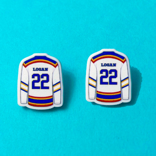 Logan Jersey Post Earrings