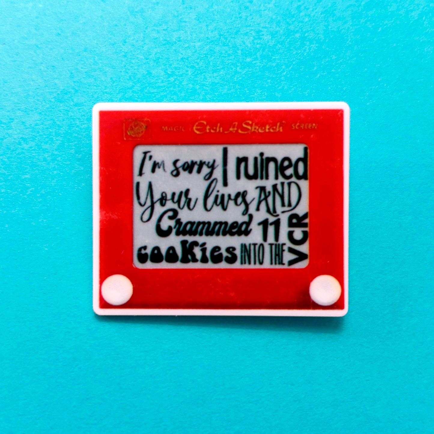 Elf Etch-A-Sketch Pin