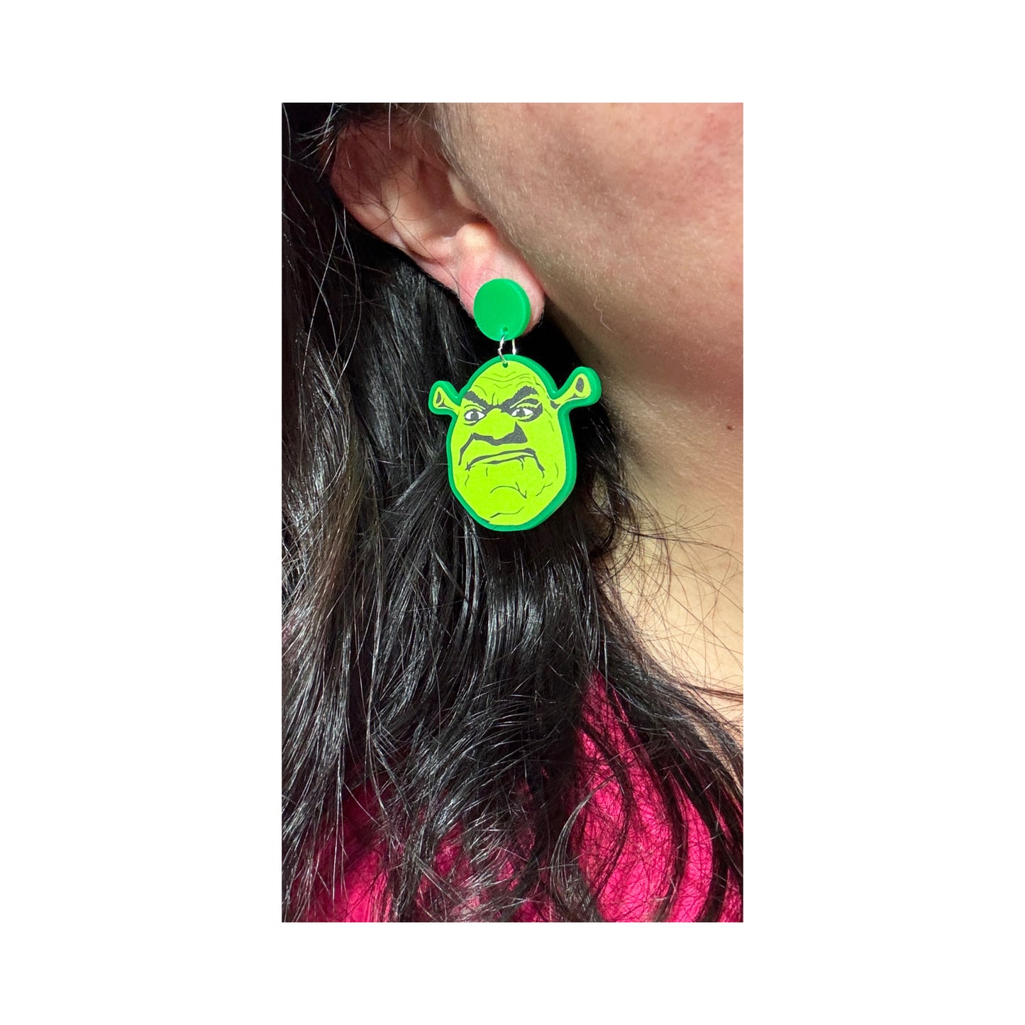 Grumpy Ogre Drop Earrings
