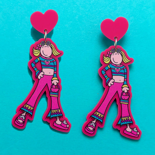 Groovy Girl Drop Earrings