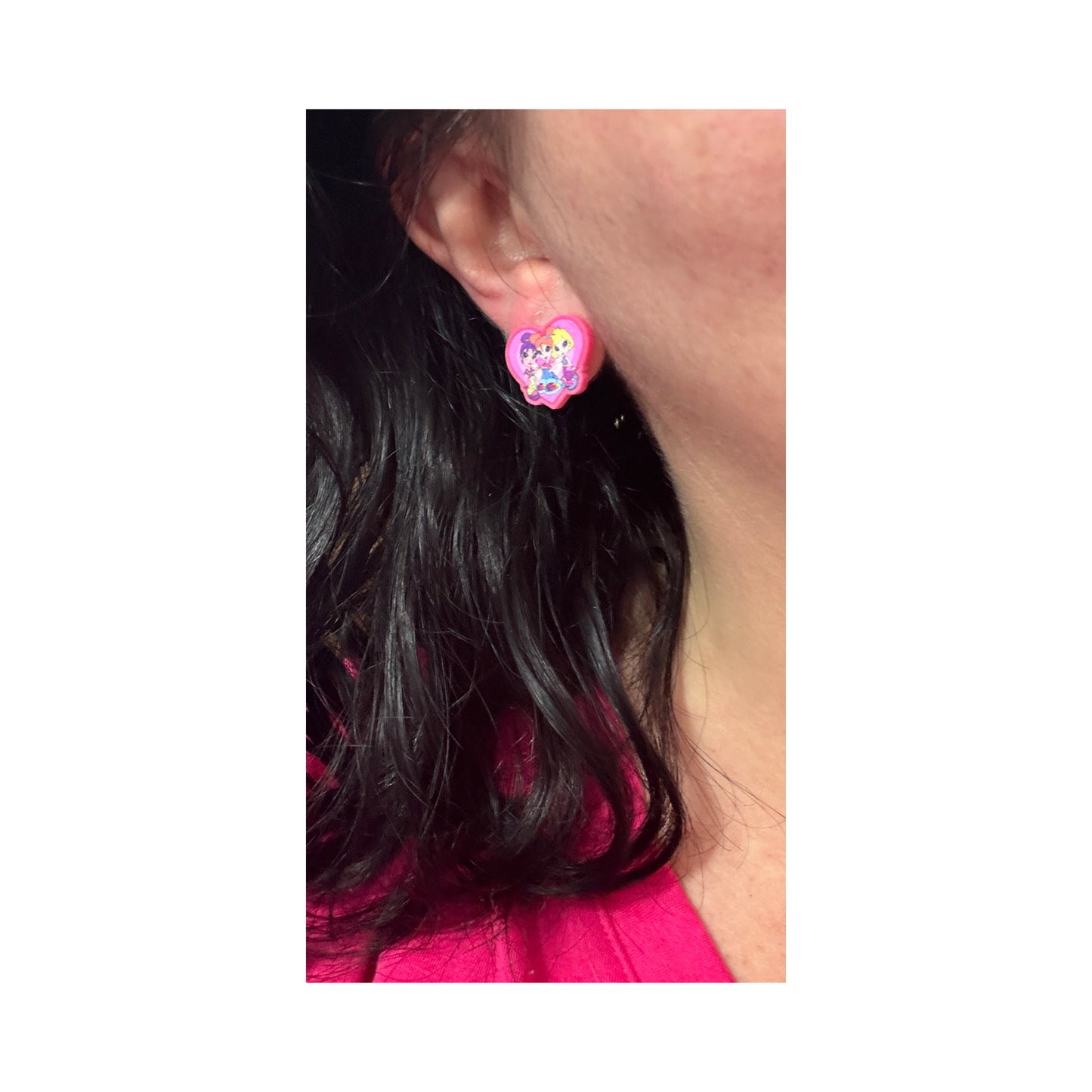 90s Neon Girlies Post Earrings