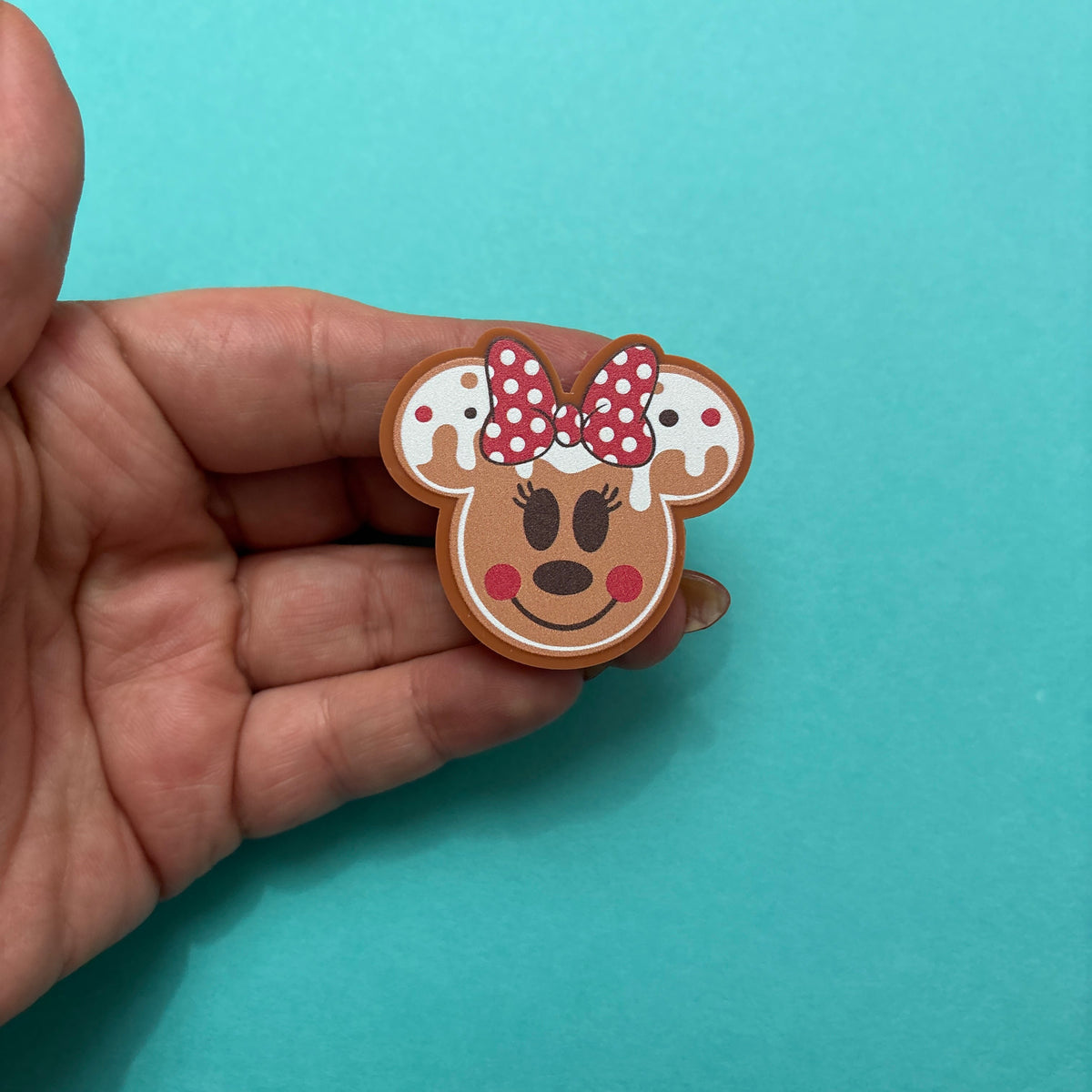 Minnie Frosted Gingerbread Pin